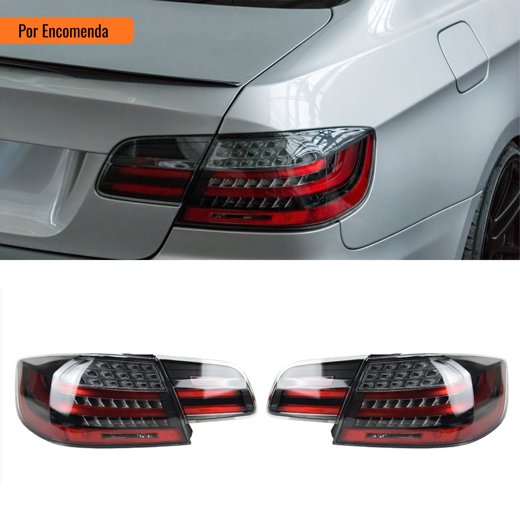(Por Encomenda) Faróis Traseiros LED LCI Preto BMW Série 3 (E92/E93)