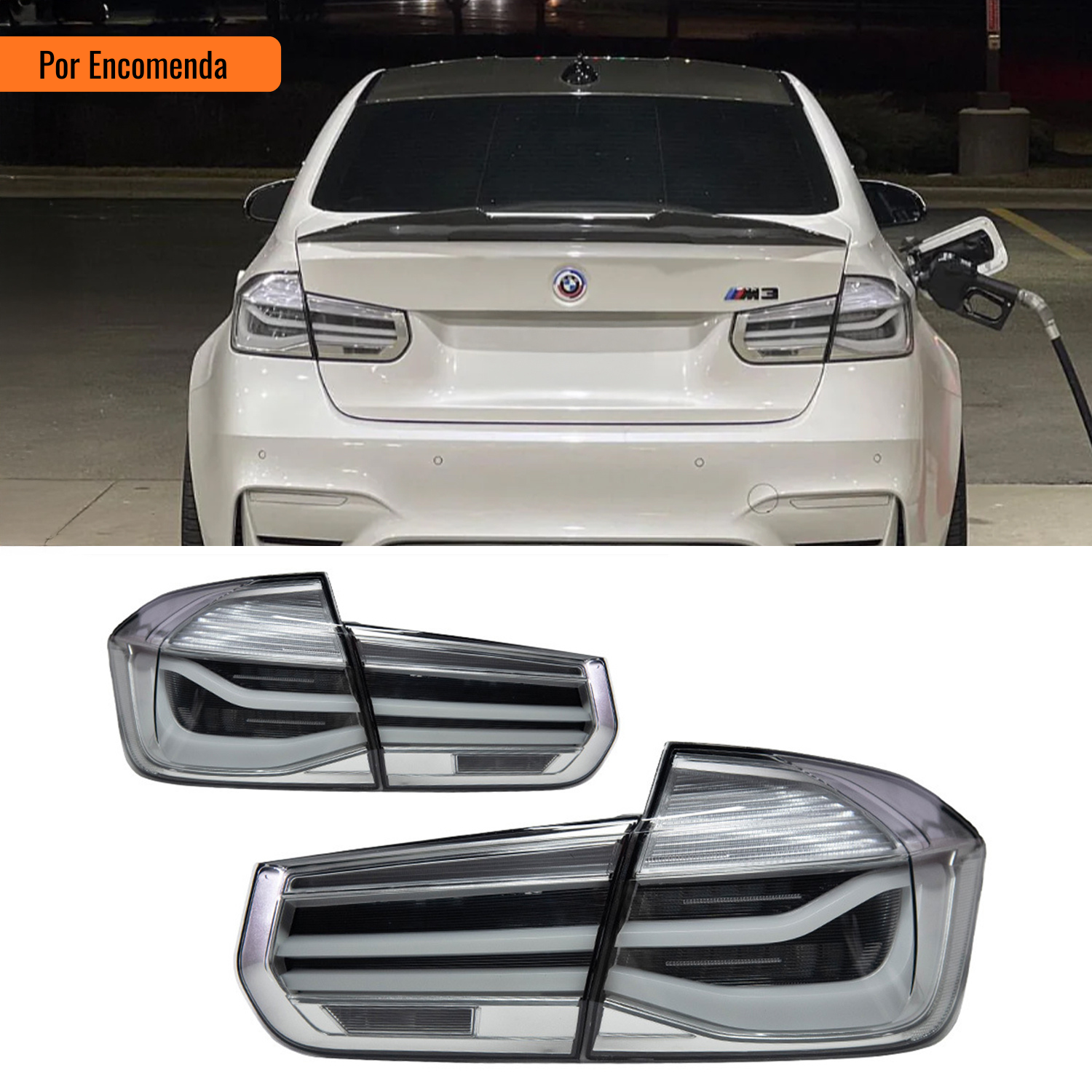 Faróis Traseiros LED LCI Branco STYLE BMW Série 3 (F30)