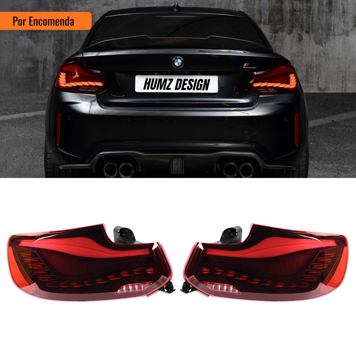 (Por Encomenda) Faróis Traseiros LED GTS STYLE BMW Série 2 (F22/F23)