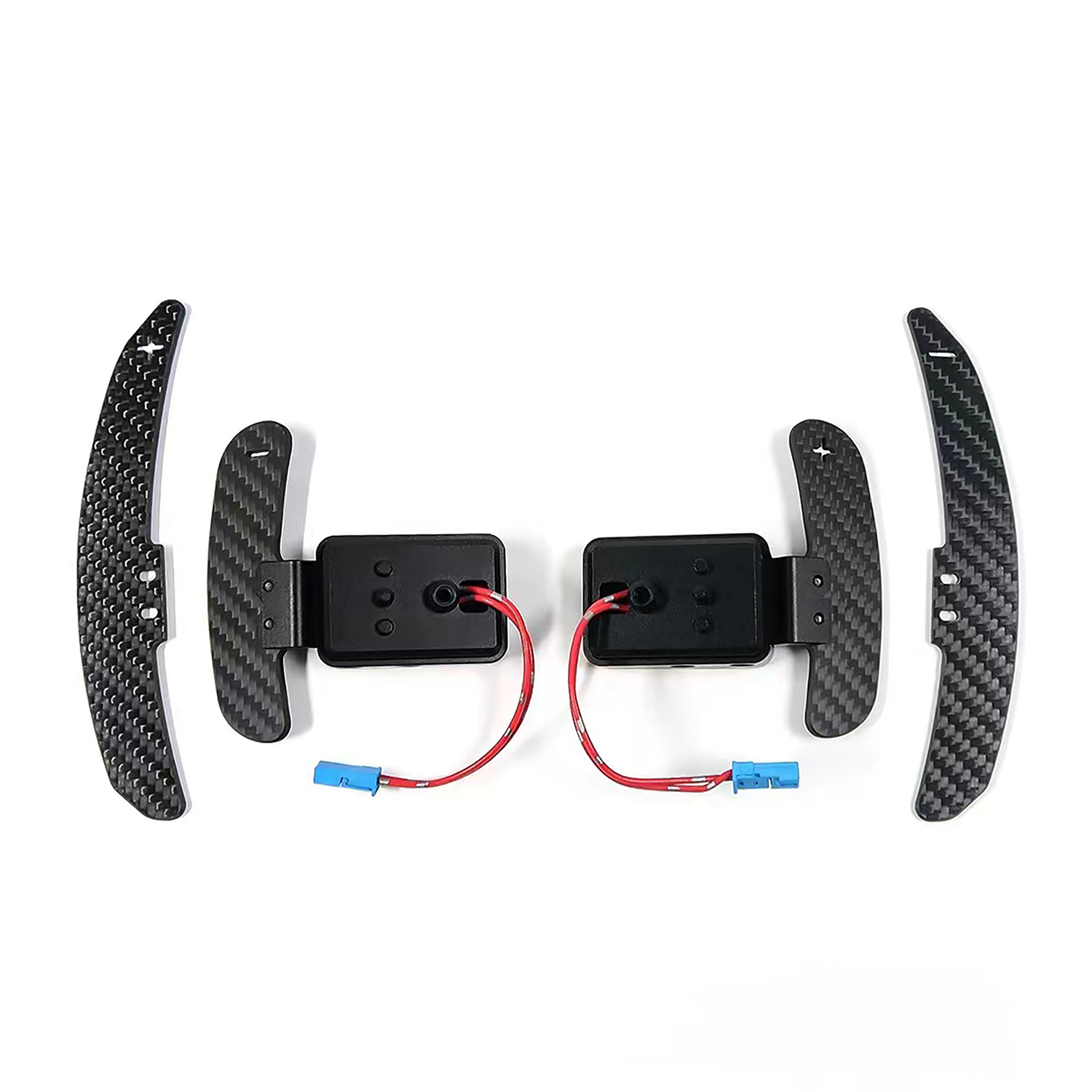 Kit de Patilhas Magnéticas em Carbono – Compatível com BMW Geração F e G