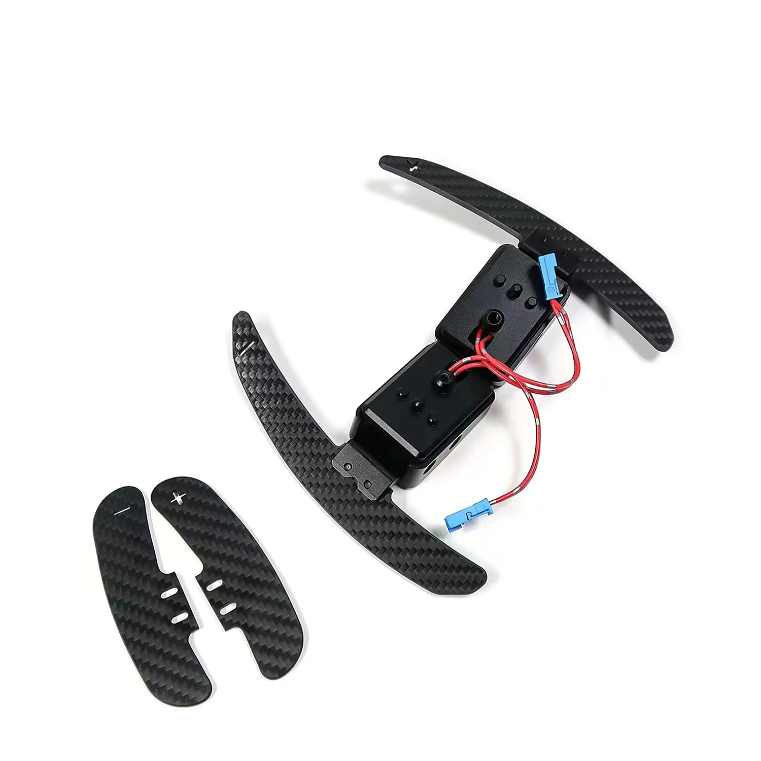 Kit de Patilhas Magnéticas em Carbono – Compatível com BMW Geração F e G