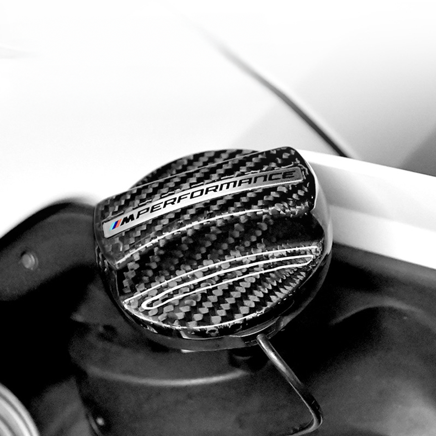 Tampa de tanque de combustivel em fibra de Carbono BMW M Performance